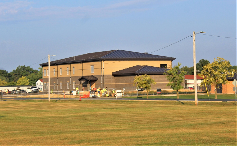 September 2023 construction operations of $11.96 million transient training brigade headquarters at Fort McCoy