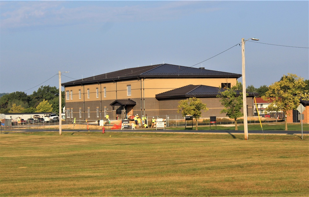 September 2023 construction operations of $11.96 million transient training brigade headquarters at Fort McCoy