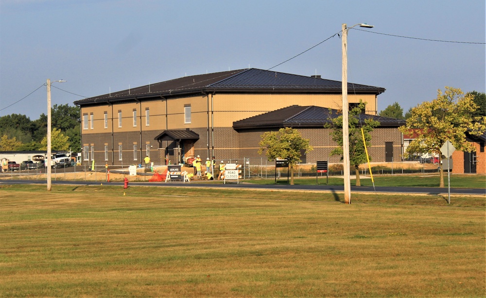 September 2023 construction operations of $11.96 million transient training brigade headquarters at Fort McCoy