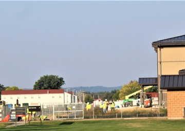 September 2023 construction operations of $11.96 million transient training brigade headquarters at Fort McCoy