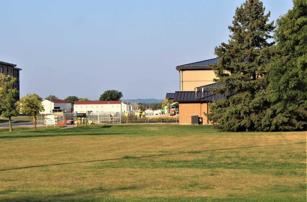 September 2023 construction operations of $11.96 million transient training brigade headquarters at Fort McCoy