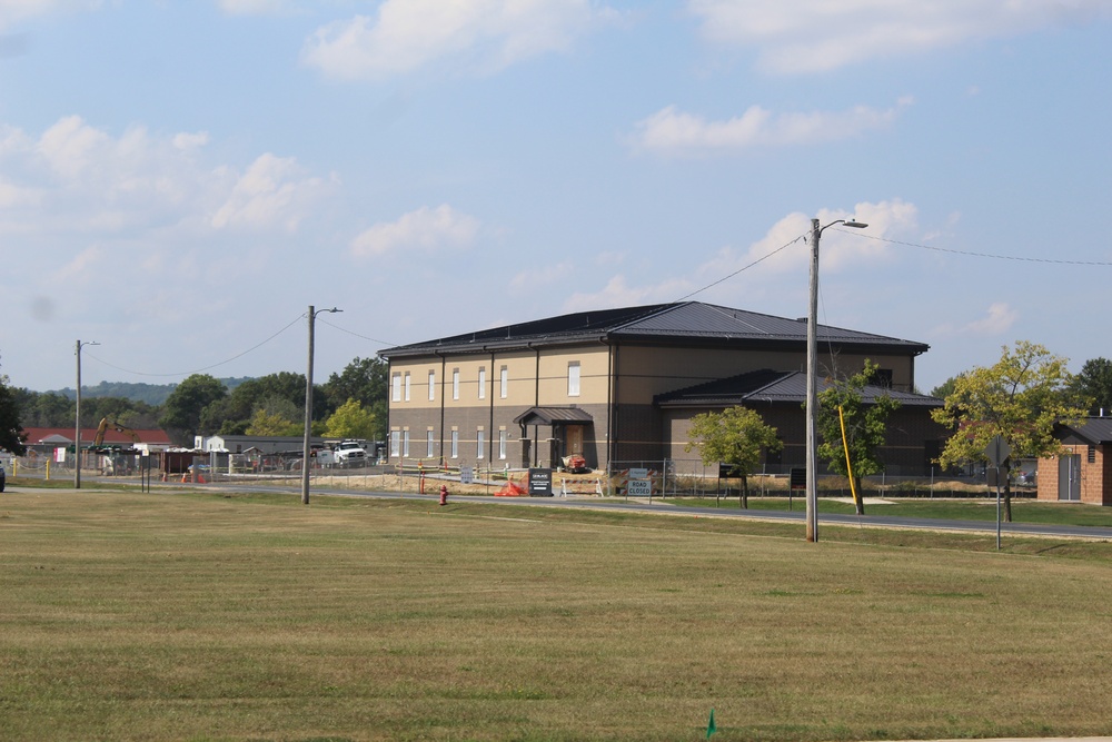 September 2023 construction operations of $11.96 million transient training brigade headquarters at Fort McCoy