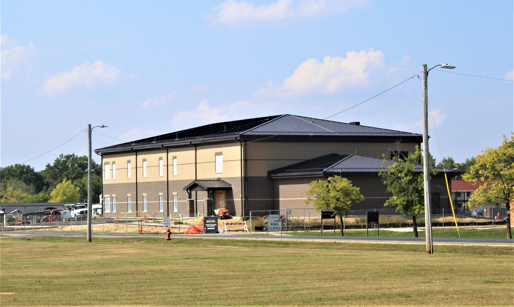 September 2023 construction operations of $11.96 million transient training brigade headquarters at Fort McCoy