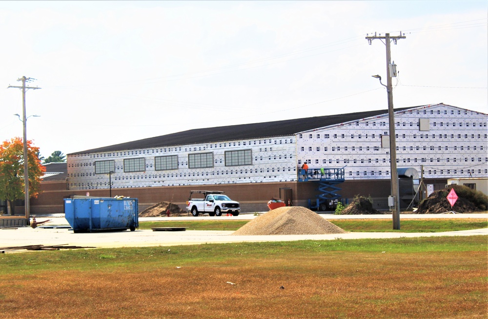 Renovation of Fort McCoy's Rumpel Fitness Center