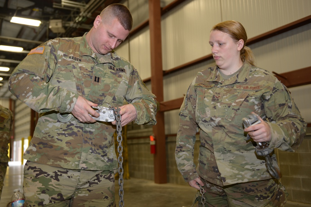 38th Infantry Division soldiers hone rail, air loading skills