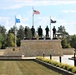 Fort McCoy’s Veterans Memorial Plaza was dedicated in 2009; serves as center point for McCoy activities