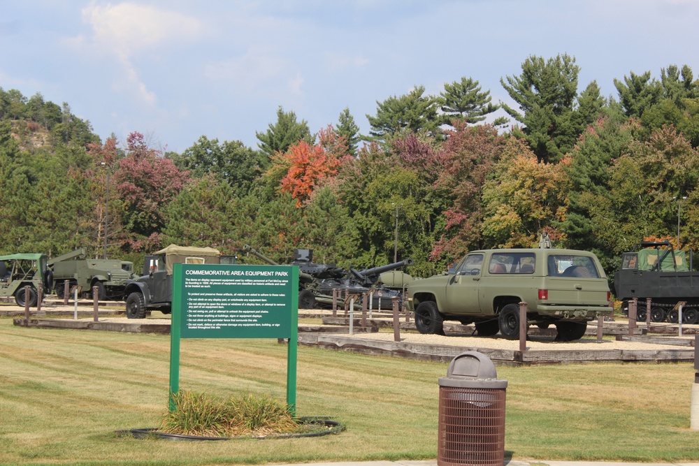 Fort McCoy’s Equipment Park offers place to see history, fall colors during October