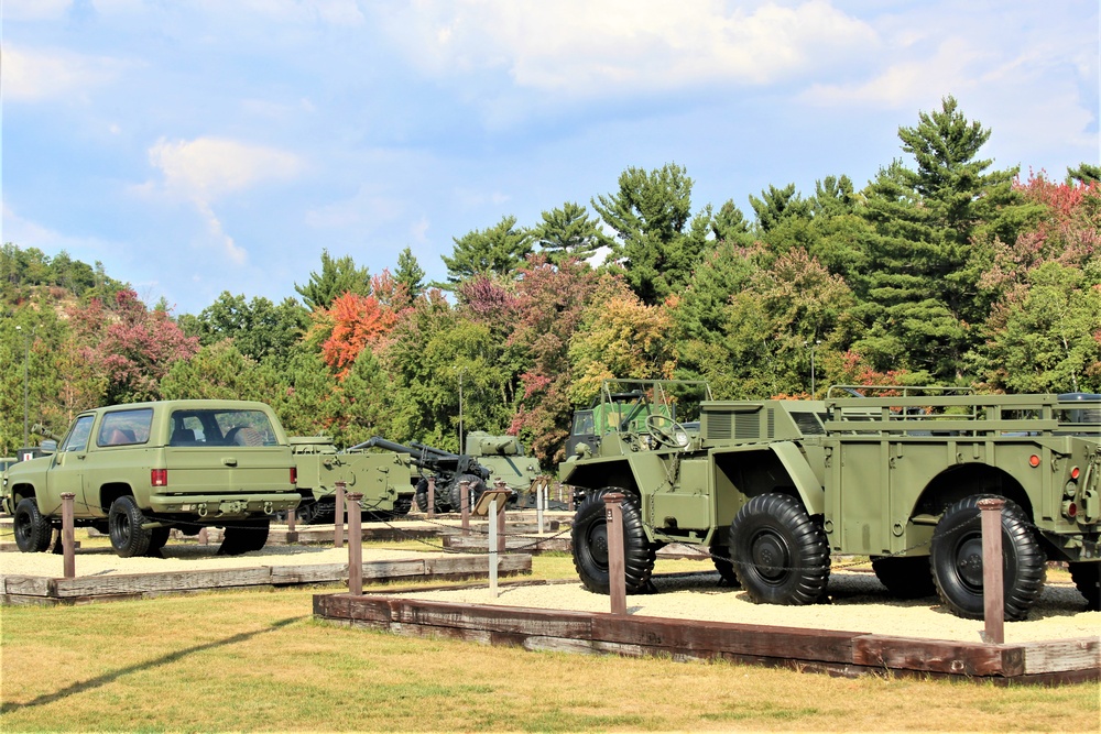 Fort McCoy’s Equipment Park offers place to see history, fall colors during October