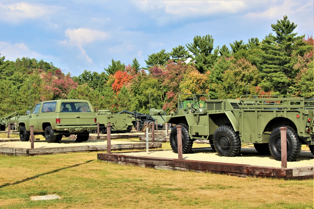 Fort McCoy’s Equipment Park offers place to see history, fall colors during October