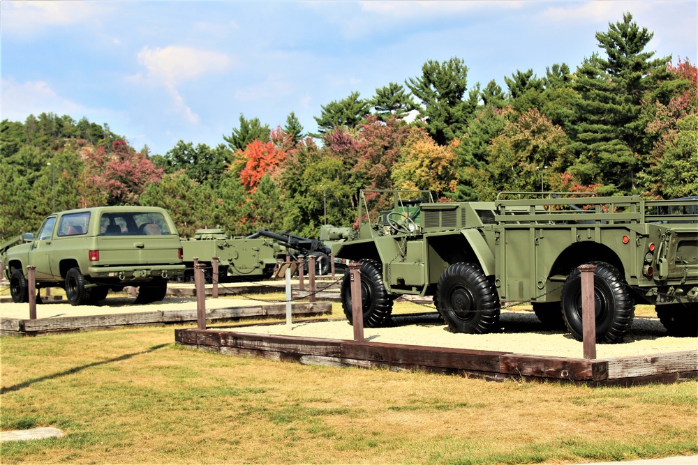 Fort McCoy’s Equipment Park offers place to see history, fall colors during October