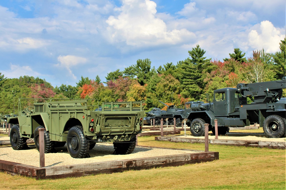 Fort McCoy’s Equipment Park offers place to see history, fall colors during October