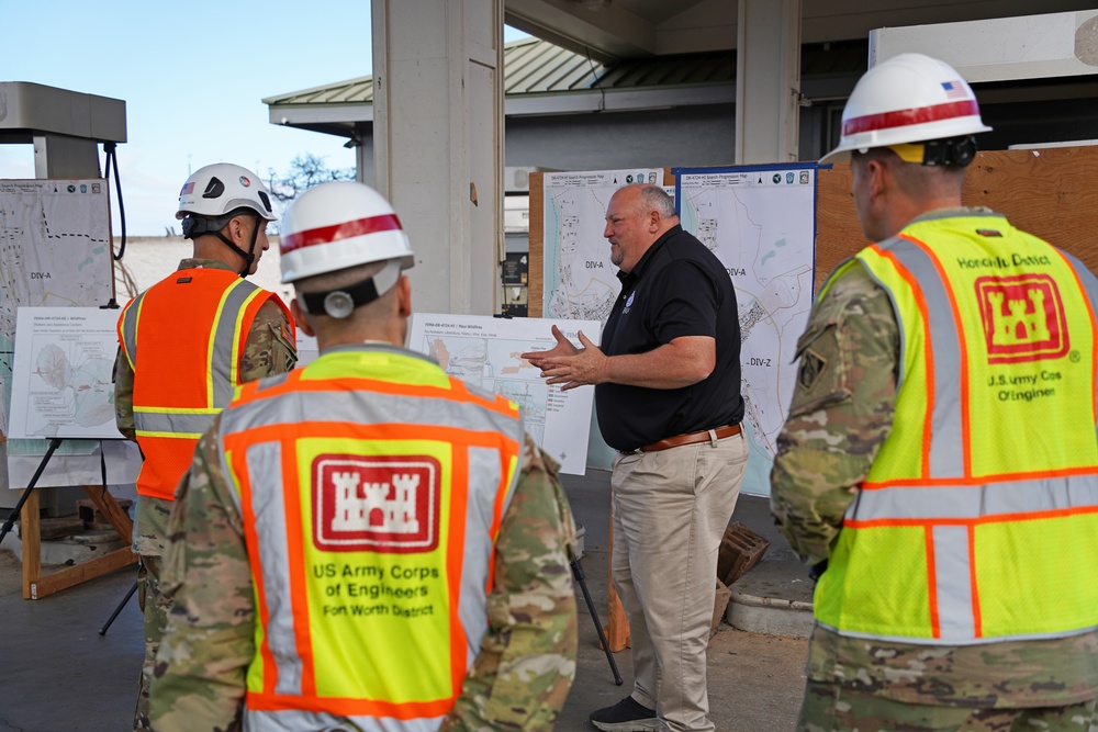 Chief of Engineers surveys fire-damaged areas in Lahaina