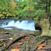 Fall colors 2023 at Trout Falls in Fort McCoy's Pine View Recreation Area