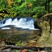 Fall colors 2023 at Trout Falls in Fort McCoy's Pine View Recreation Area