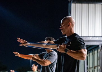 U.S. Army North Soldiers overcome Alpha Warrior obstacle course
