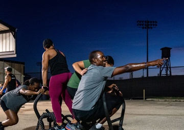 U.S. Army North Soldiers overcome Alpha Warrior obstacle course