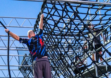 U.S. Army North Soldiers overcome Alpha Warrior obstacle course