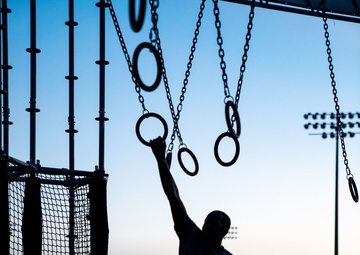 U.S. Army North Soldiers overcome Alpha Warrior obstacle course