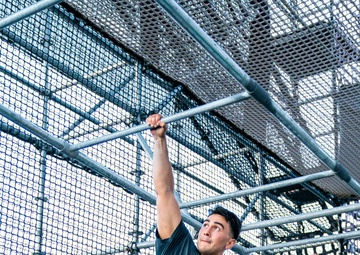 U.S. Army North Soldiers overcome Alpha Warrior obstacle course