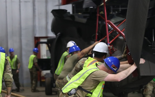 1st Combat Aviation Brigade Port Operations