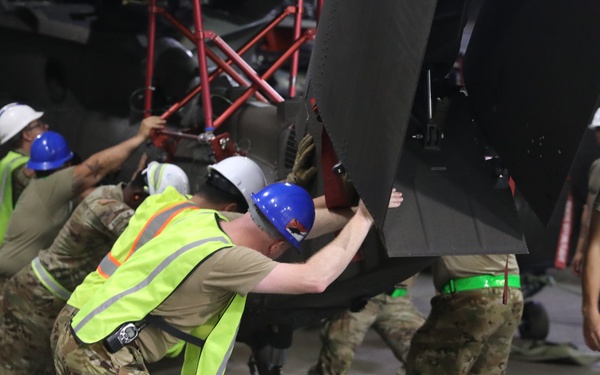 1st Combat Aviation Brigade Port Operations