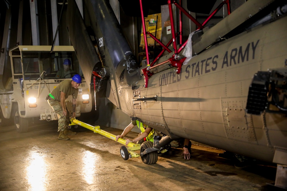 1st Combat Aviation Brigade Port Operations