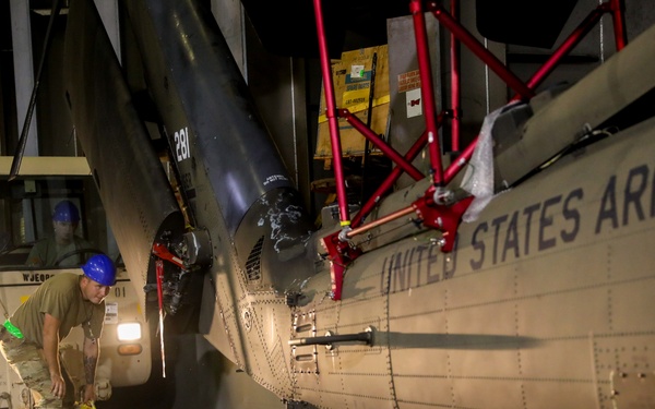 1st Combat Aviation Brigade Port Operations