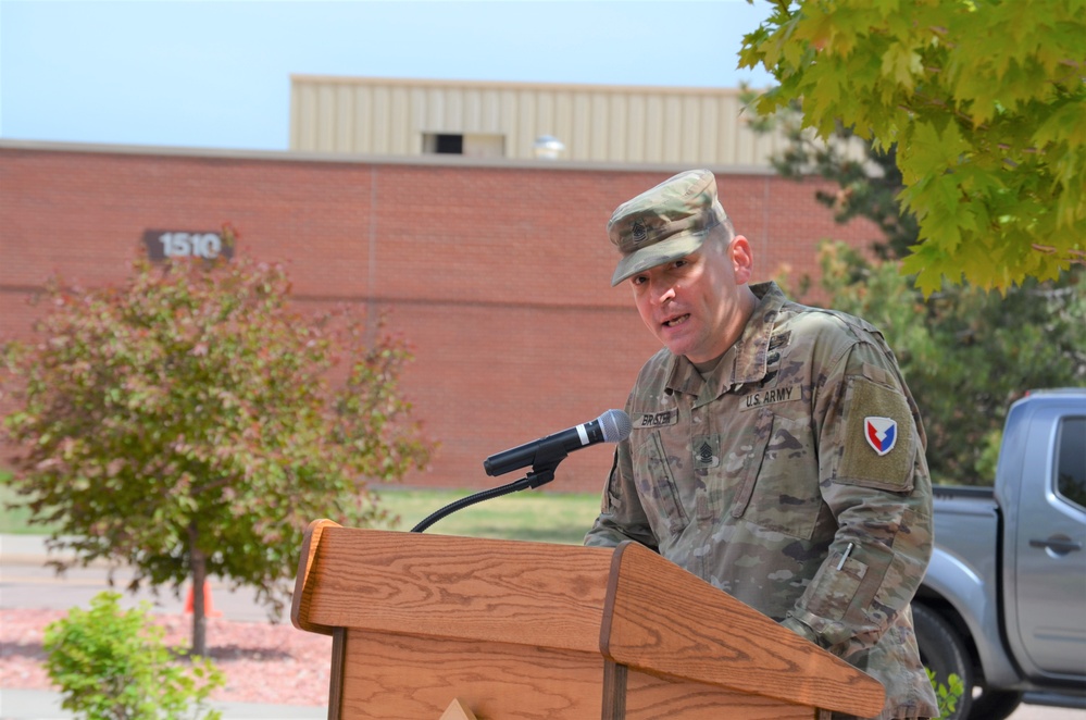 Garrison receives new CSM