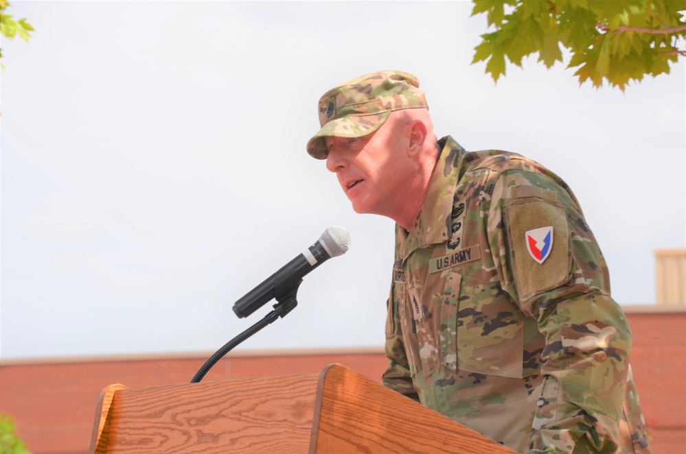 Garrison receives new CSM