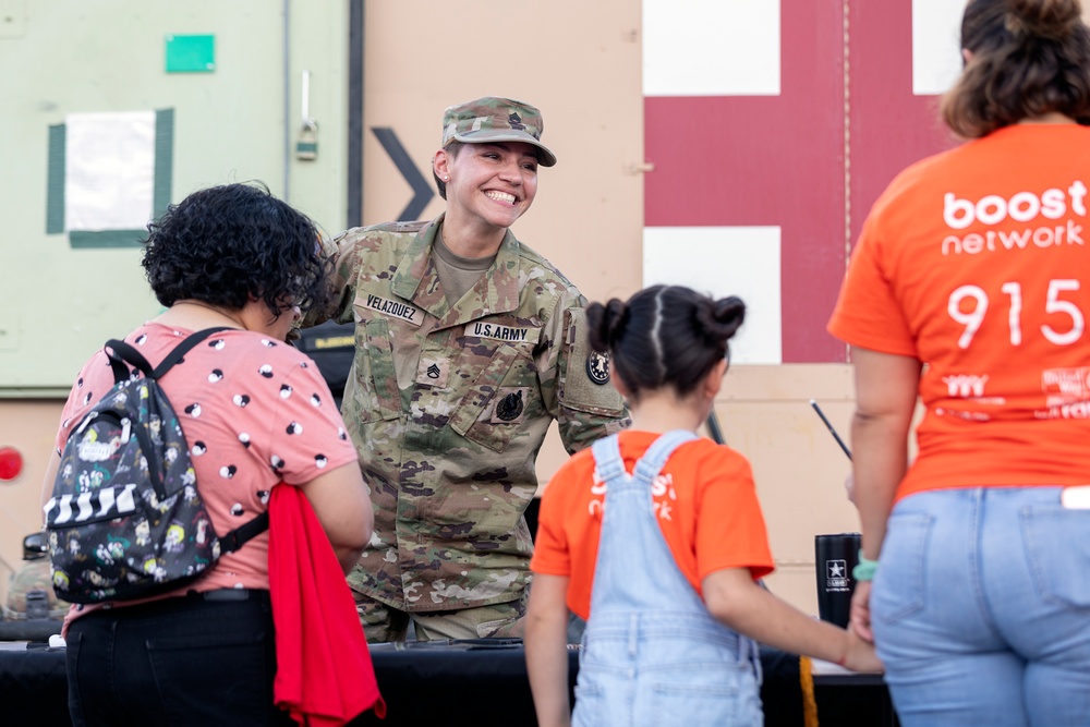 Bliss Soldiers, regional first responders center stage during UTEP '915 Heroes Night' football game