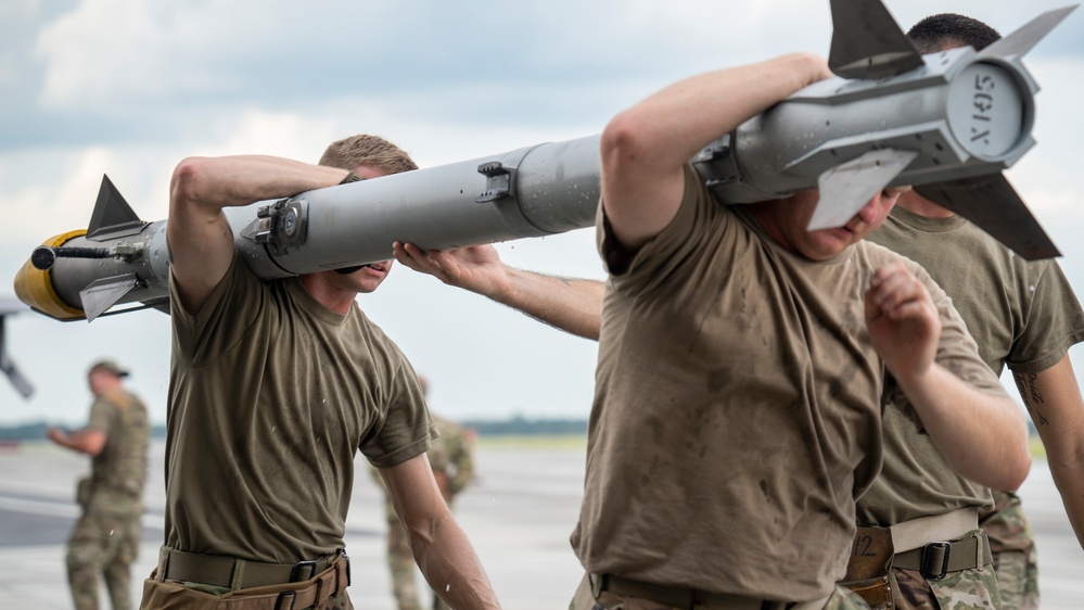 104th Fighter Wing competes in final weapons load competition of William Tell 2023