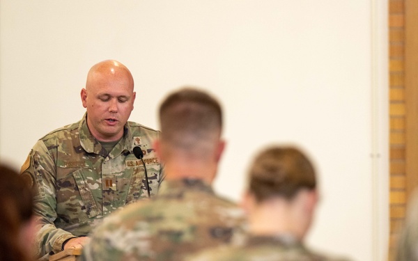 The 28th Bomb Wing Conducts Changing of the Stole