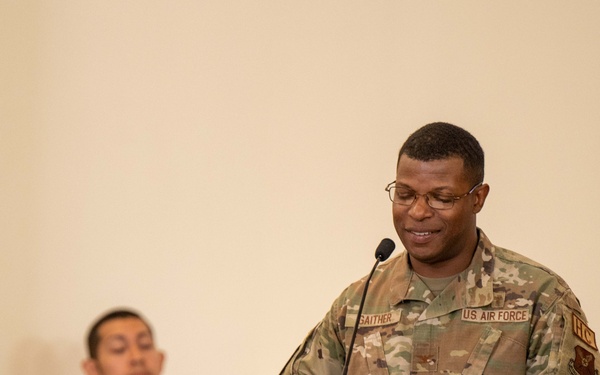 The 28th Bomb Wing Conducts Changing of the Stole
