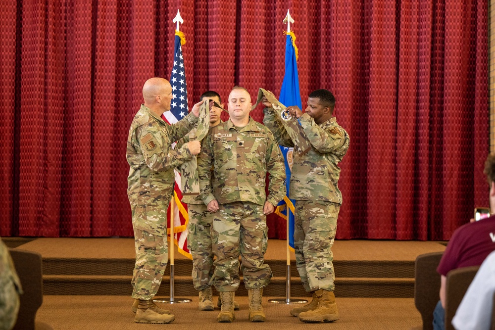 The 28th Bomb Wing Conducts Changing of the Stole