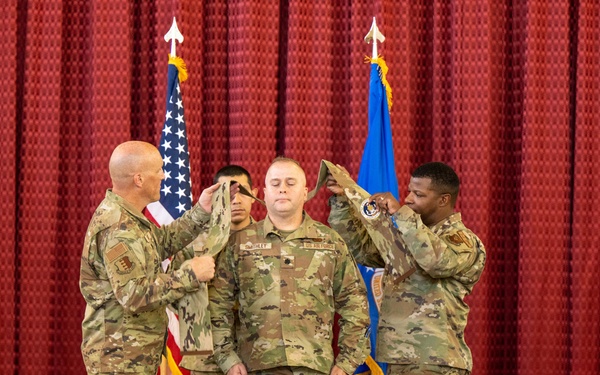 The 28th Bomb Wing Conducts Changing of the Stole