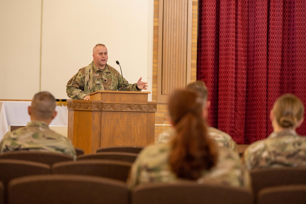 The 28th Bomb Wing Conducts Changing of the Stole