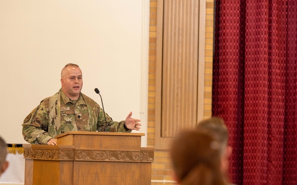 The 28th Bomb Wing Conducts Changing of the Stole