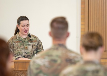 The 28th Bomb Wing Conducts Changing of the Stole
