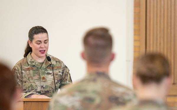 The 28th Bomb Wing Conducts Changing of the Stole