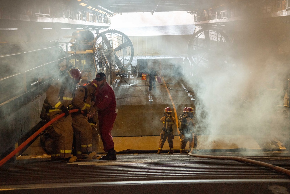 Integrated DC Training Aboard USS Boxer