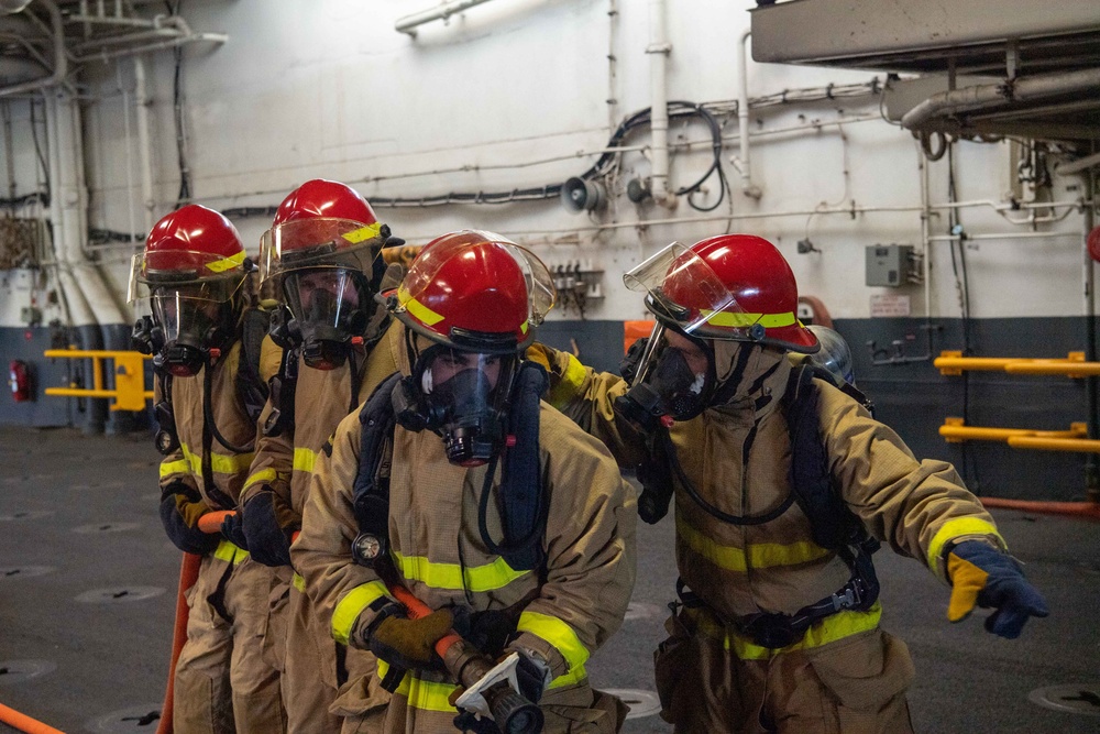 Integrated DC Training Aboard USS Boxer