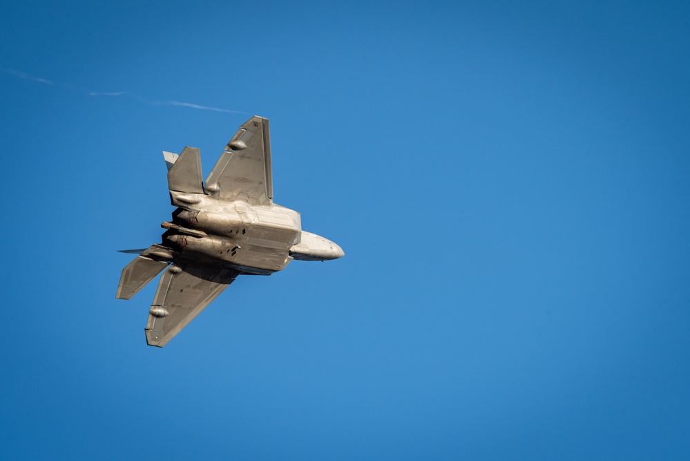 Alaska F-22 Raptors take the sky