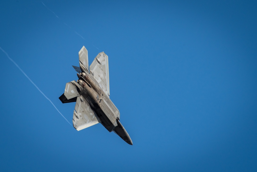 Alaska F-22 Raptors take the sky