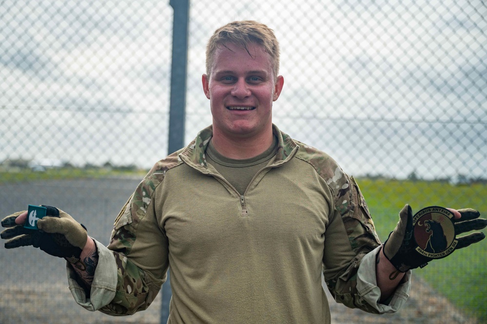 British Army Brigadier Timothy Crossland visits RAF Mildenhall