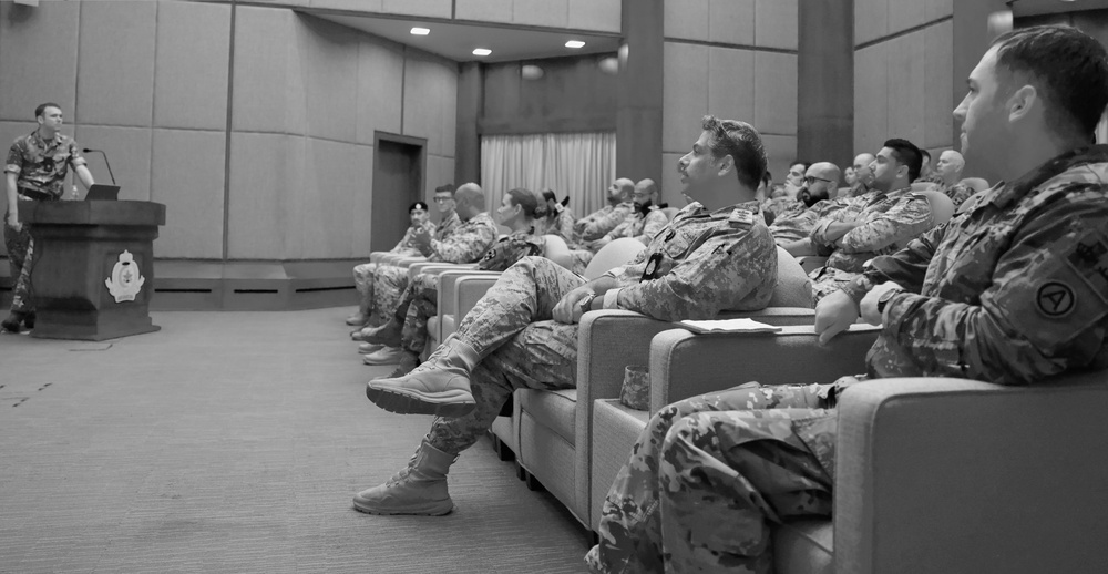 U.S. Army and Kuwait Doctors attend British Medical Preparedness Brief