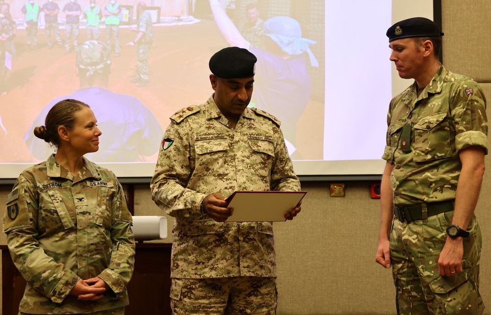 U.S. Army and Kuwait Doctors attend British Medical Preparedness Brief