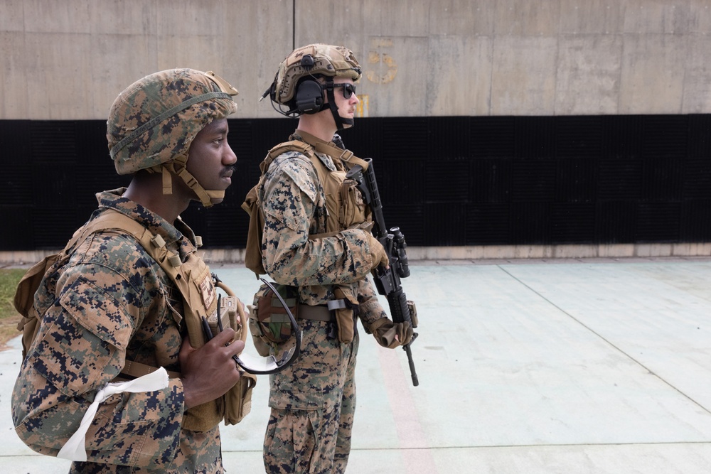 5th ANGLICO Conducts the Marine Corps Combat Marksmanship Program