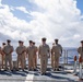 USS Ralph Johnson conducts chief pinning ceremony.