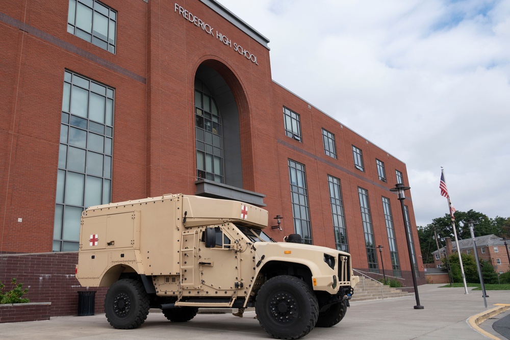 Army leaders showcase medical materiel development careers for Frederick-area high schoolers