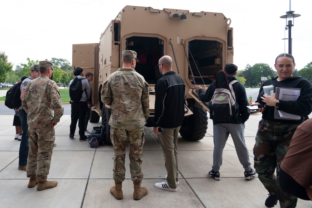 Army leaders showcase medical materiel development careers for Frederick-area high schoolers